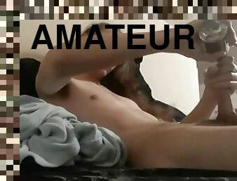 amateur, ejaculation-sur-le-corps, gay, solo, minet, réalité