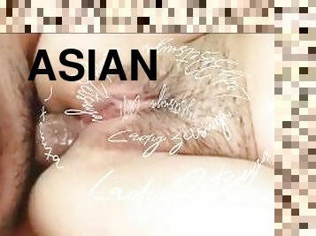 asiatisk, amatör, anal, milf, creampie, dubbel, pov, filipinsk, penetrering, små-bröst