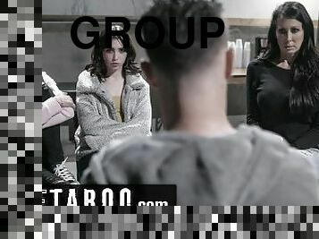 PURE TABOO Support Group Orgy with Seth Gamble, Reagan Foxx, Jaye Summers, and Jane Wilde