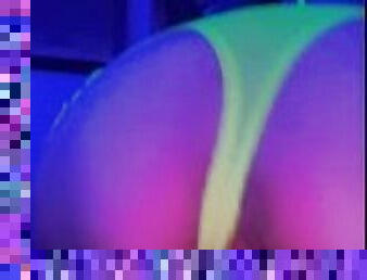 POV Neon lengerie dildo ride