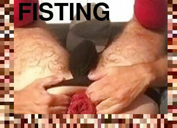 extremo, fisting, anal, brinquedo, gay, escravo, puta-slut, fetiche, sozinho, musculado