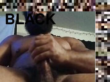 Hot Muscle Daddy Samson Biggz Jerking Off - Solo Male Masturbation