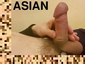 ázijské, obrovské-huge, masturbácia, striekanie-semena, gejské, robenie-sa, semeno, perfektné, sólo, gule