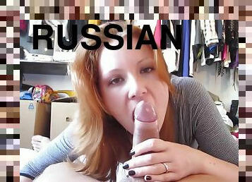 russo, pénis-grande, adolescente, punheta, caebça-vermelha, pov, pénis