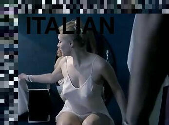 massage, blonde, italien