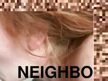 Redhead neighbor choking bbc
