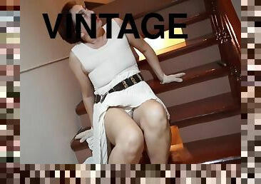 Vintage Wooden Staircase. Regina Noirs Pussy Show