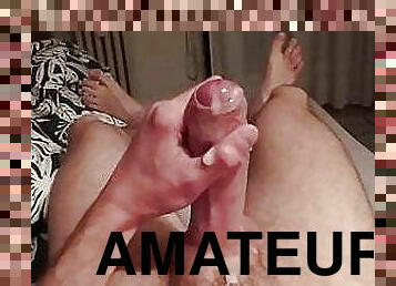 masturbation, amateur, ejaculation-sur-le-corps, énorme-bite, gay, solo