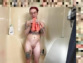 bañando, pantis, meando, coño-pussy, amateur, bragas, fetichista, ducha, húmedo, nylon