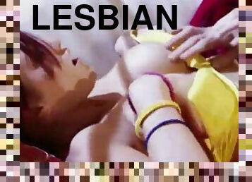lesbisk, barnvakt, rumpa-butt