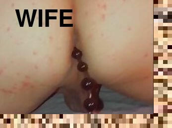 WIFE TIES UP HUSBAND FOR INTENSE PEGGING!????