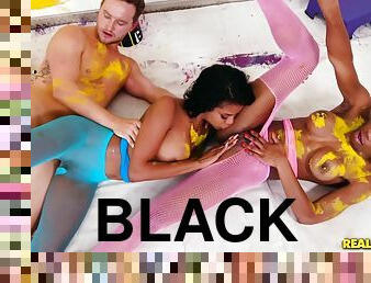 Of Black Sluts Sucks My Pink Balls And Cock - Mya Mays, Nia Nacci And Sweet Lips