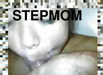 Guy Fuck and Cum on Her Horny Stepmom Face