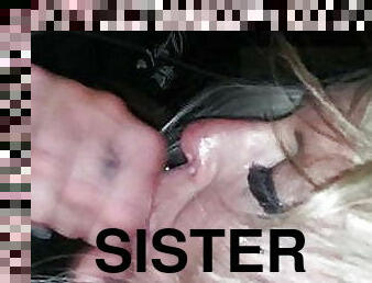 Step Sister HEADbobs until FACIAL