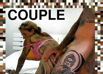 estilo-cão, orgasmo, hardcore, caseiro, casal, webcam