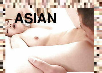 asiatisk, storatuttar, fitta-pussy, hardcore, japansk, creampie, slyna, knullande, vagina, tuttar