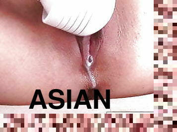 asiatisk, store-pupper, pussy, leke, hardcore, japansk, knulling-fucking, dildo, pupper, perfekt