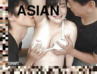 asiatisk, orgie, japans, trekanter