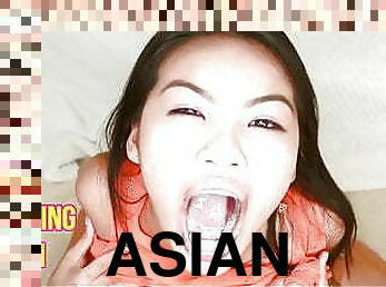 asiatiche, eruzioni-di-sperma, interraziali, pornostar, serie, ingoi, sperma-sulla-faccia, sperma