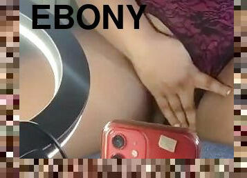 BBW Ebony Fucking on FaceTime