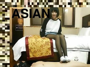 Asian foot domination