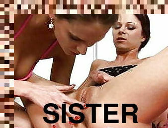 Naughty Step Sisters Love To Play And Piss
