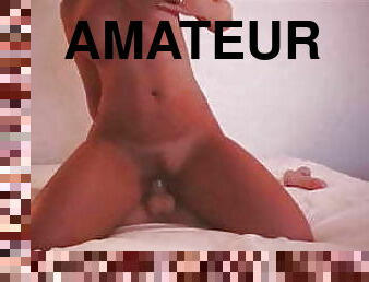 masturbation, amateur, jouet, maison, pute, gode