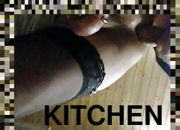 Fucked in the kitchen