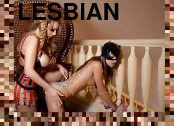 Lesbian strapon anal