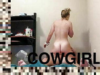 cavalgando, cowgirl