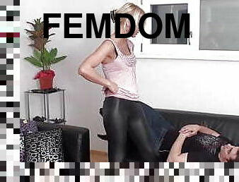 adolescente, hardcore, gay, sadomasoquismo, esclava, rubia, dolor, amante, humillación, dominación-femenina