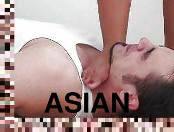 asiatisk, gammel, bdsm, slave, 18-årige, ældre, elskerinde, femidom