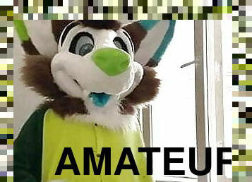 Fursuit masturbation