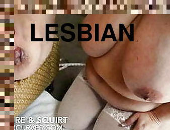 perä, isot-tissit, lihava, valtava, ruikkiminen, lesbo-lesbian, isot-upeat-naiset, suuteleminen, rinnat