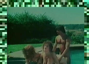 Hey That Guy Has A Pool And Two Women! - Classic X Collection