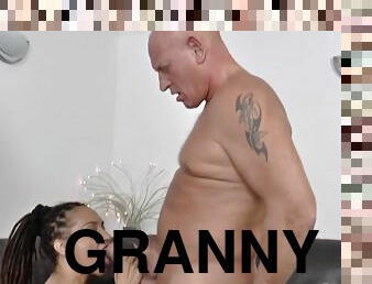 Granny and ebony british milf