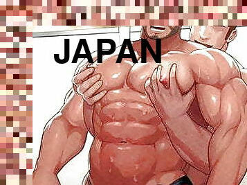 pénis-grande, gay, japonesa, musculado