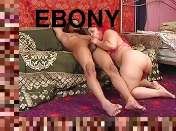 Ebony Chick With Red Hair - Gentlemens Video