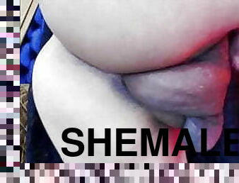 waria-shemale, anal, penis-besar, bersetubuh