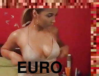 skønheder, europæisk, euro