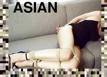 asia, bdsm-seks-kasar-dan-agresif, seorang-diri, cina, bondage-seks-dengan-mengikat-tubuh