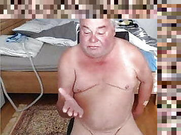 pai, masturbação, gay, punheta, ejaculação, webcam, paizinho, avô-grandpa