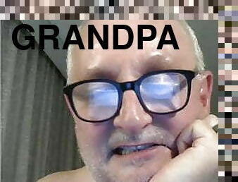 パパ, マスターベーション, ゲイ, 手コキ, 精液, ウェブカメラ, お父さん, おじいちゃん