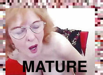 masturbation, mature, milf, maison, solo, cougar