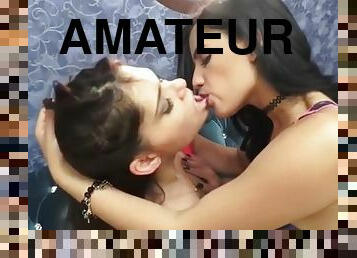 חובבן, לסבית-lesbian, ברזיל, נשיקות