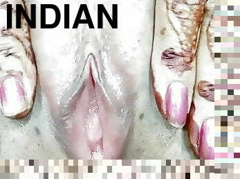 vagina-pussy, isteri, buatan-rumah, hindu, permainan-jari, pertama-kali, ketat, kawin, biseksual
