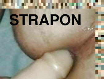 strap-on, fru, leksak, bdsm, pov, europeisk, euro, älskarinna