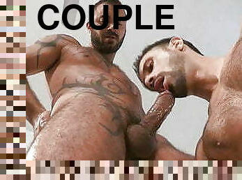 anal, gay, mãe, casal, musculado