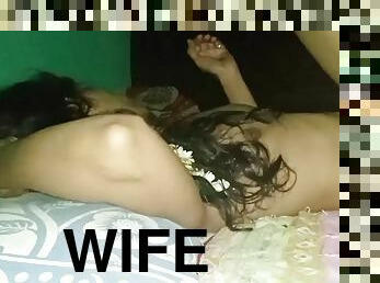 Desi young slim wife affair