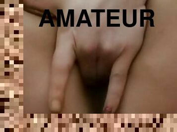 kæmpestor, amatør, anal, tysk, fingering, solo, røvhul